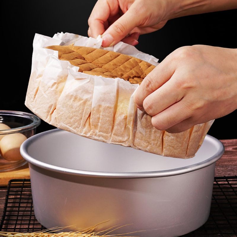 Parchment Paper White Non-Stick Greaseproof Baking Liners - Disposable Liners for Home Baking, Air Fryer Use - Image 4