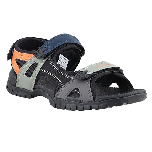 FUEL Rambo-01 Comfortable & Lightweight Stylish Casual Outdoor Footwear For Sandals for Men (Black-8UK) - Image 2