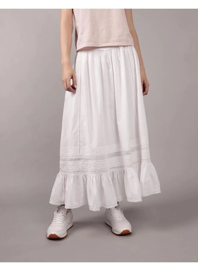 امريكان ايجل AE Pintuck Maxi Skirt