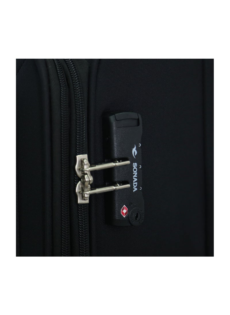 SONADA - Sonada Sonada Luggage Set 3 Pieces L 28-M 24-S 20 Black - Image 1