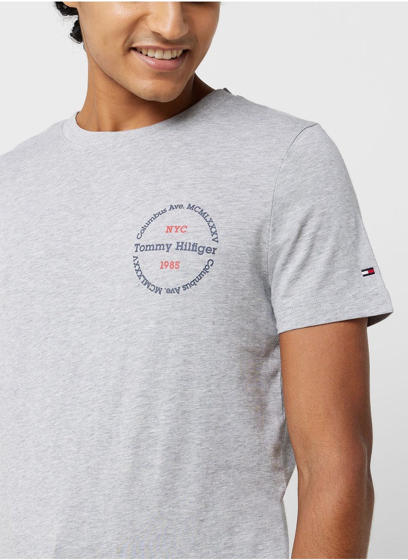 TOMMY HILFIGER - Logo Crew Neck T-Shirt - Image 1