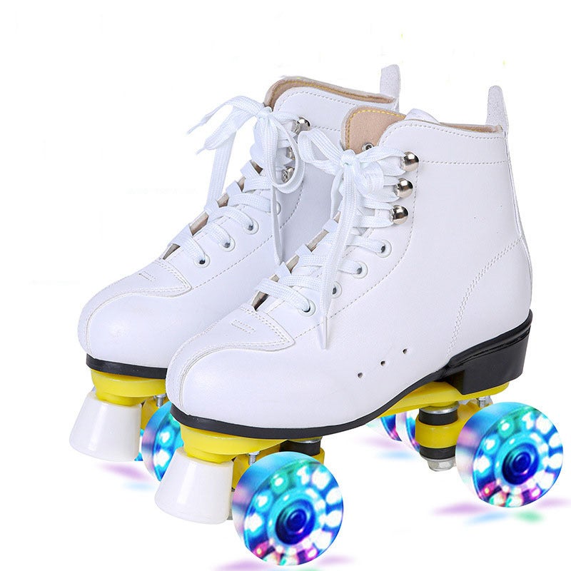 Adjustable Double-Row Roller Skates, Four-Wheel Skates for Adults, Men and Women Sports Roller Skates, Inline Skates, Wholesale from Manufacturer - Image 1