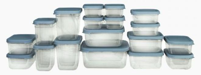 Aksa Mono Refrigerator Set 18 Pieces – Blue