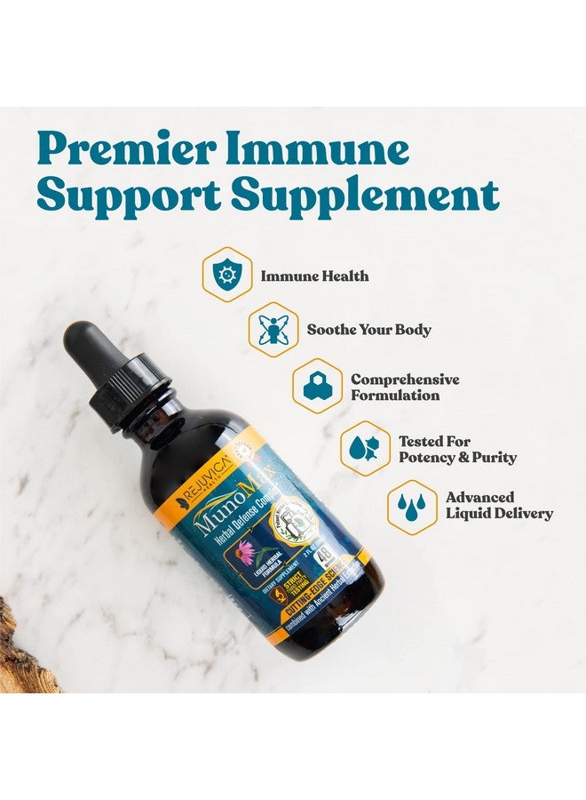 Rejuvica Health MunoMax - Advanced Immune Support Supplement - Liquid Delivery for Better Absorption - Echinacea, Astragalus, Reishi, Goldenseal, Elderberry & More!  - Image 2