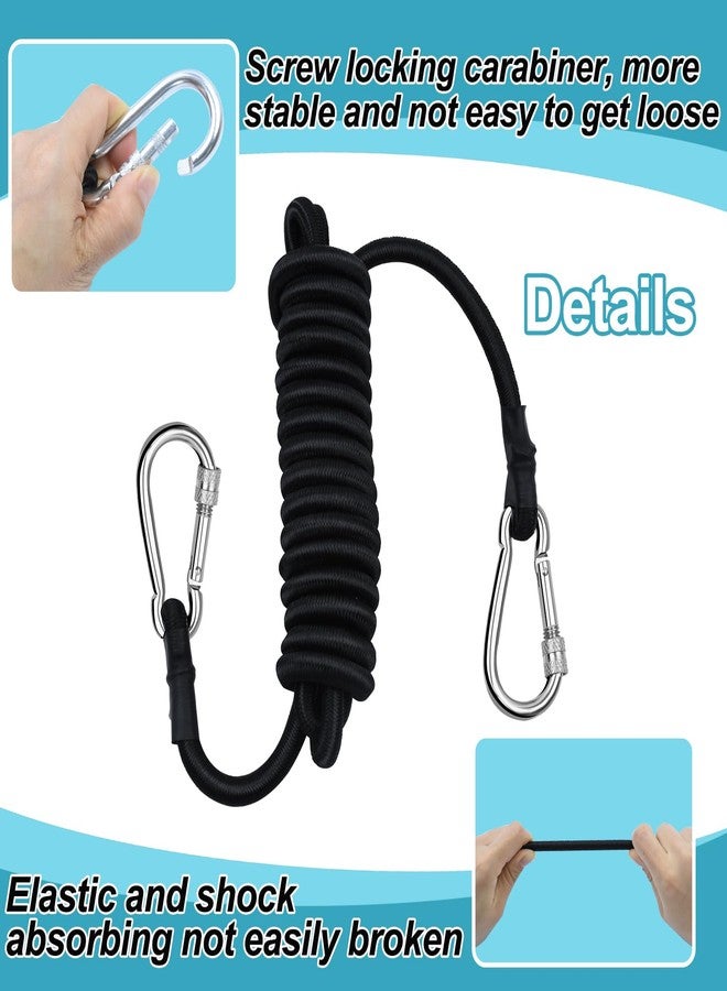 Wenfan Floating Water Mat Tether Kit Lily Pad Tether Floating Mat Straps Tether and Grommet Kit Foam Water Pad Tether and 118 Inch Bungee Cord for All Foam Water Pads - Image 3