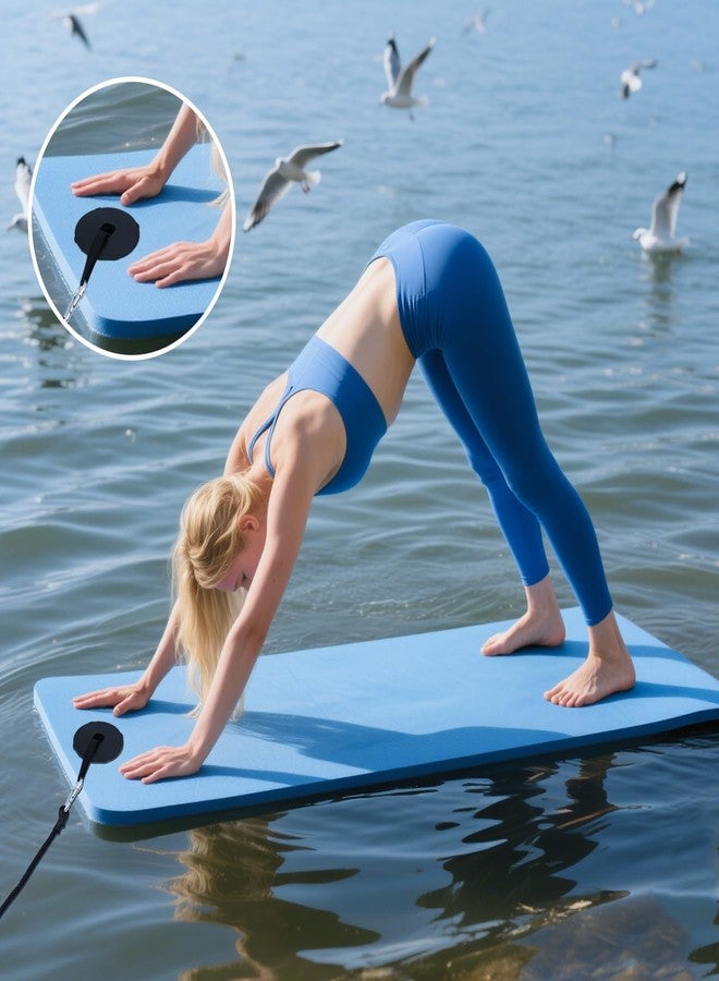 Wenfan Floating Water Mat Tether Kit Lily Pad Tether Floating Mat Straps Tether and Grommet Kit Foam Water Pad Tether and 118 Inch Bungee Cord for All Foam Water Pads - Image 5