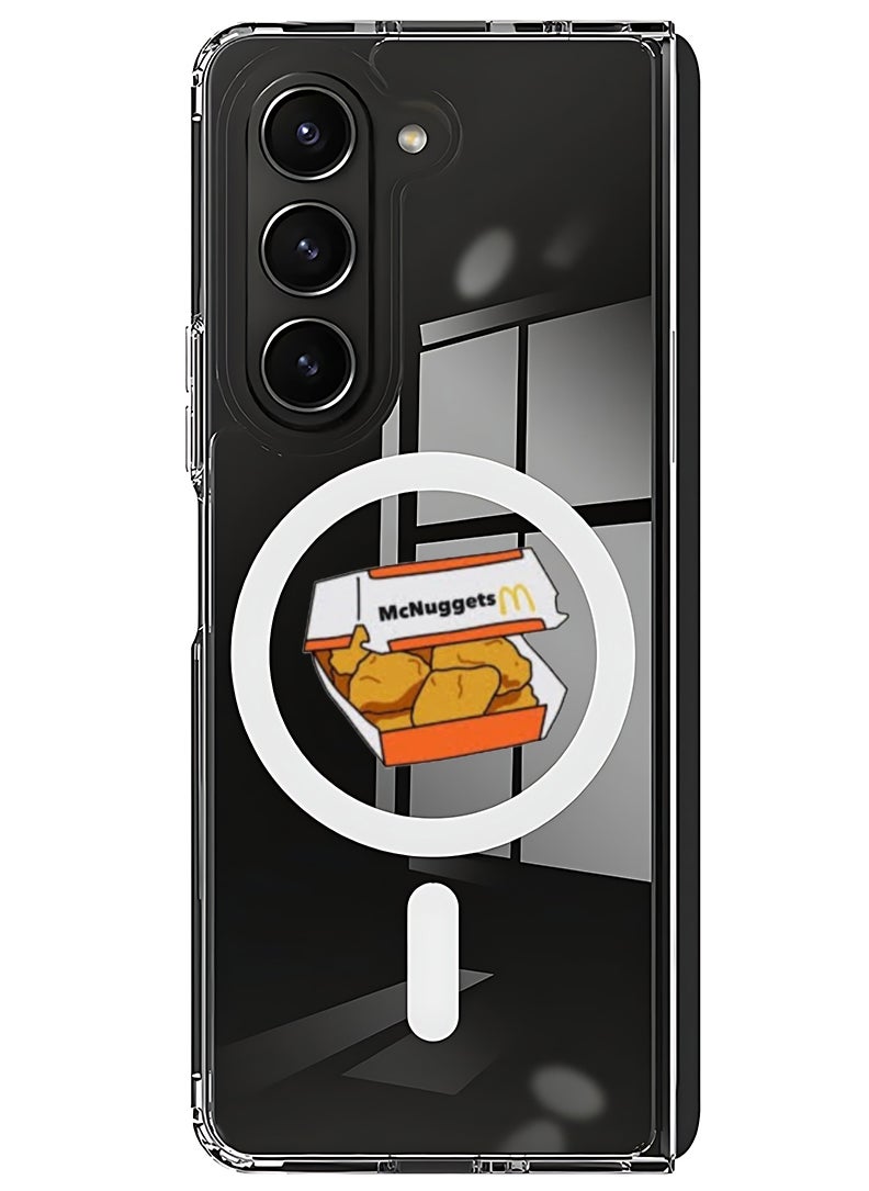 Theodor - Magnetic Case for Samsung Galaxy Z Fold 6 Compatible with MagSafe Wireless Charging, Shockproof Phone Bumper Cover Nuggets - Image 1