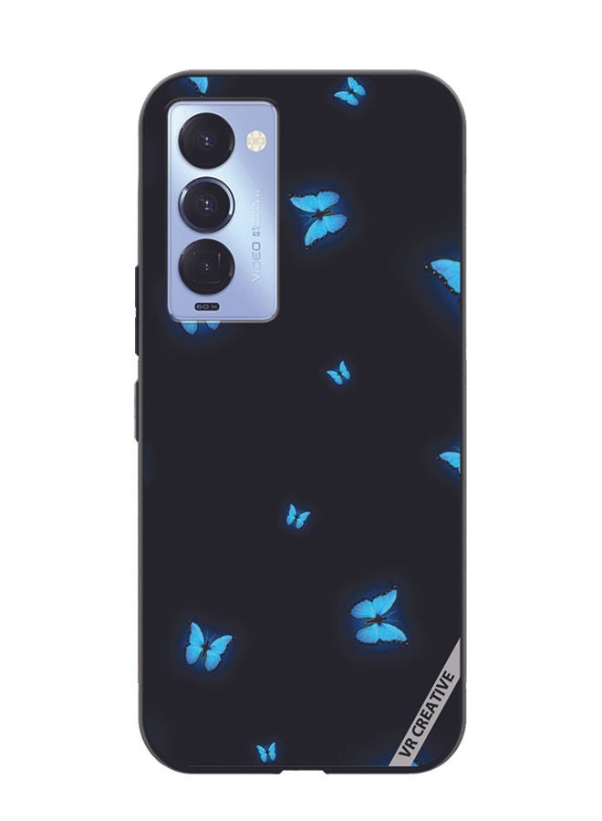 VR CREATIVE Protective Case Cover For Tecno Camon 18/18 P Butterfly Design Multicolour - Image 1