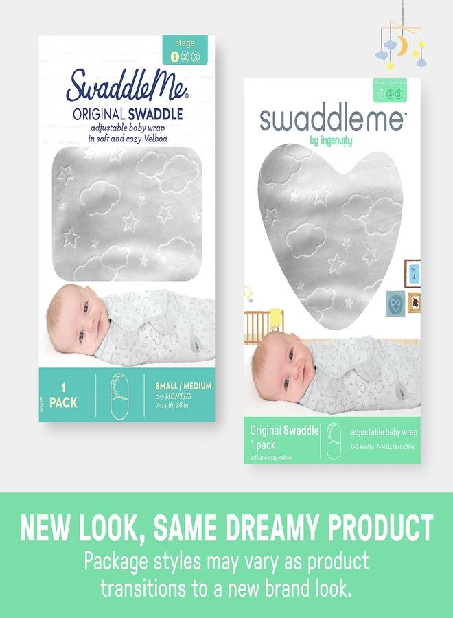 SwaddleMe by Ingenuity Original Swaddle - Size Small/Medium, 0-3 Months, 3-Pack (Starry Night) - Image 5