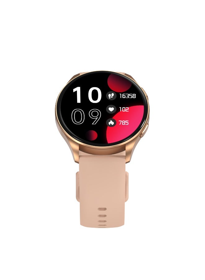 Blackview X20 1.43-inch AMOLED Display 380mAh Battery Fitness Smart Watch Coral Gold - Image 3