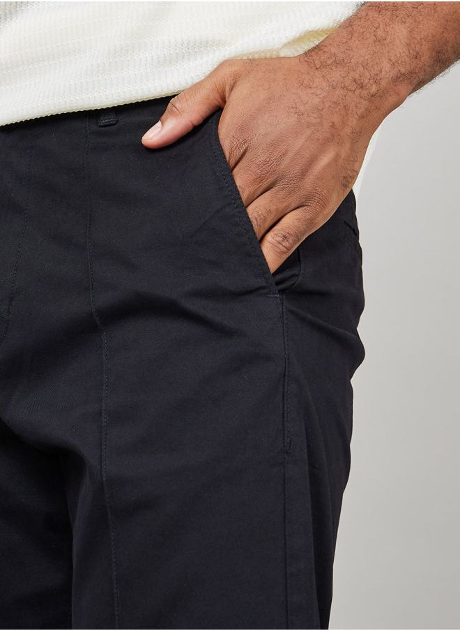 Styli - Pack of 2- Pintuck Skinny Fit Chinos - Image 1