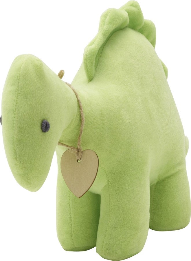 Elements Plush Weighted Fabric Green Dinosaur Door Stopper, 12.2x4.33x6.89 Inch - Image 5