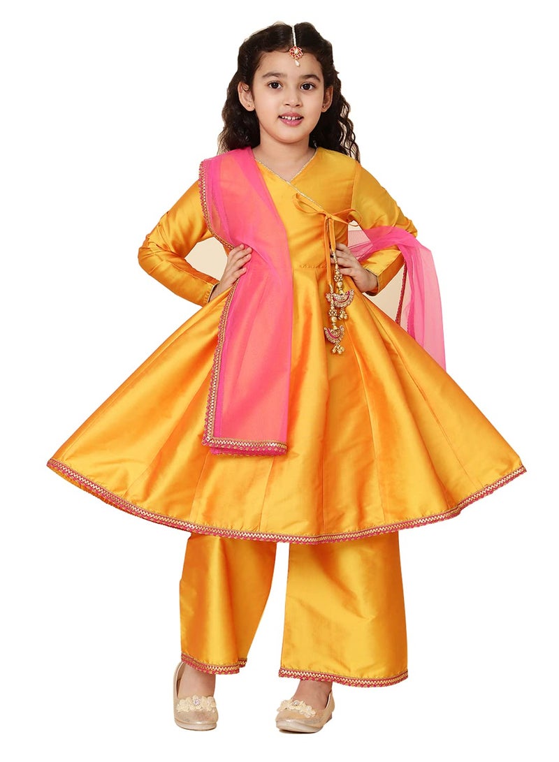 A.T.U.N. (ALL THINGS UBER NICE) A.T.U.N. Girls Anarkali Palazzo Set - Image 1