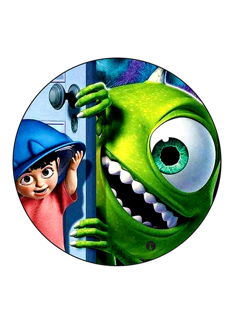 Disney Character Printed Mouse Pad Round  Multicolour