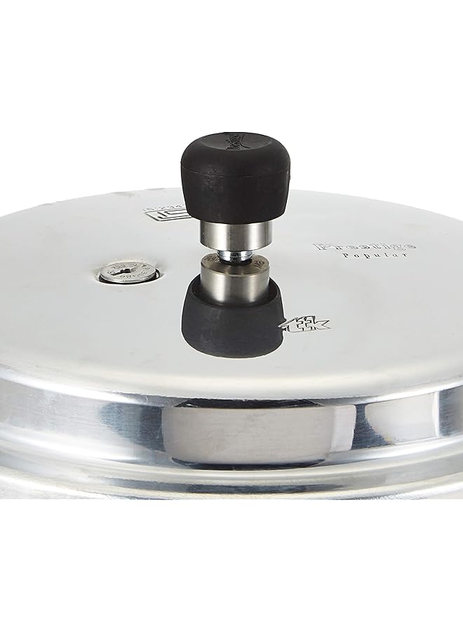 برستيج طقم طناجر ضغط من قطعتين، سعة 5.5 لتر و3 لتر، مصنوع من الألومنيوم، بمقابض مقاومة للحرارة، لون فضي - Image 4