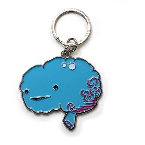 I Heart Guts Brain Keychain – All You Need is Lobe - Neuroscience or Brain Surgery Gift, Mental Health Awareness, Neurodivergent Support, Funny Smart Gift - Image 1
