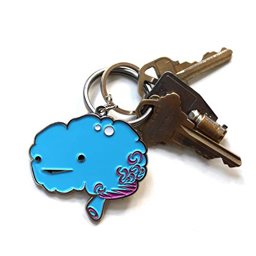 I Heart Guts Brain Keychain – All You Need is Lobe - Neuroscience or Brain Surgery Gift, Mental Health Awareness, Neurodivergent Support, Funny Smart Gift - Image 3