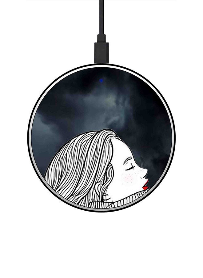 نيبمينينت شاحن لاسلكي سريع رفيع للغاية بقدرة 15 وات متعدد الألوان - Image 1