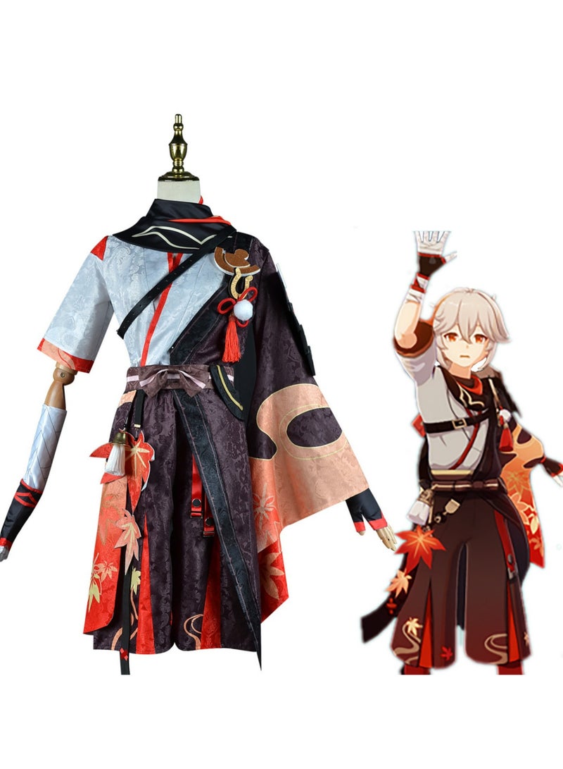 Loquat Genshin Impact Kaedehara Kazuha Cosplay Costume, Game Anime Characters Dress Full Set  Costume for Men - Image 1