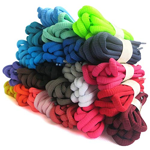 Chunney 20 pairs Athletic 45 Inch SHOELACES Sport Sneaker Boots Shoe Laces Strings (Oval) - Image 5