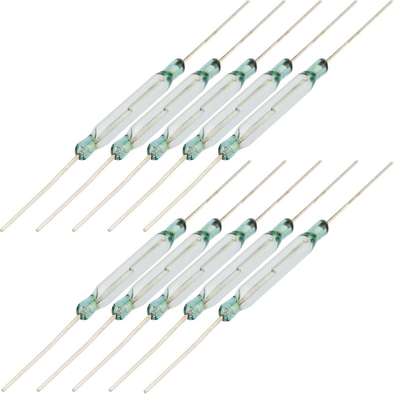 DIYhz Reed Switch Reed 4 * 28MM Normally Open Magnetic Induction Switch 10PCS （10688） - Image 1