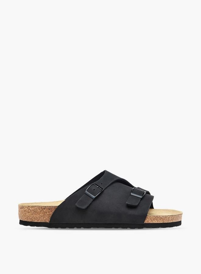 Le Confort Men Buckle Detail Comfort Sandals - Image 1