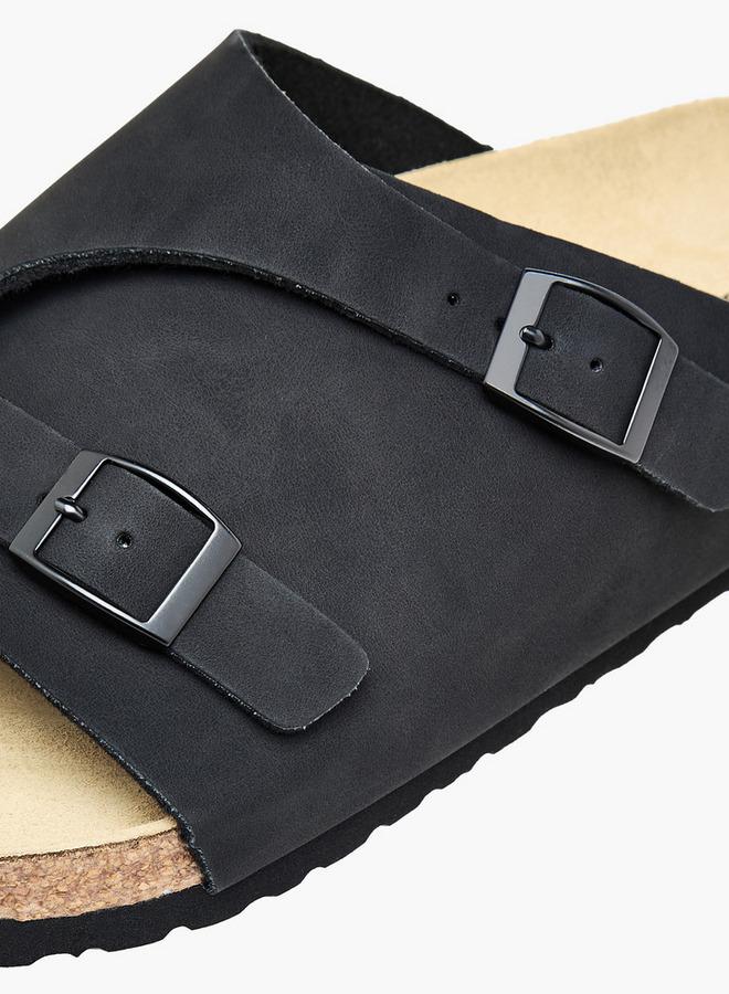 Le Confort Men Buckle Detail Comfort Sandals - Image 4