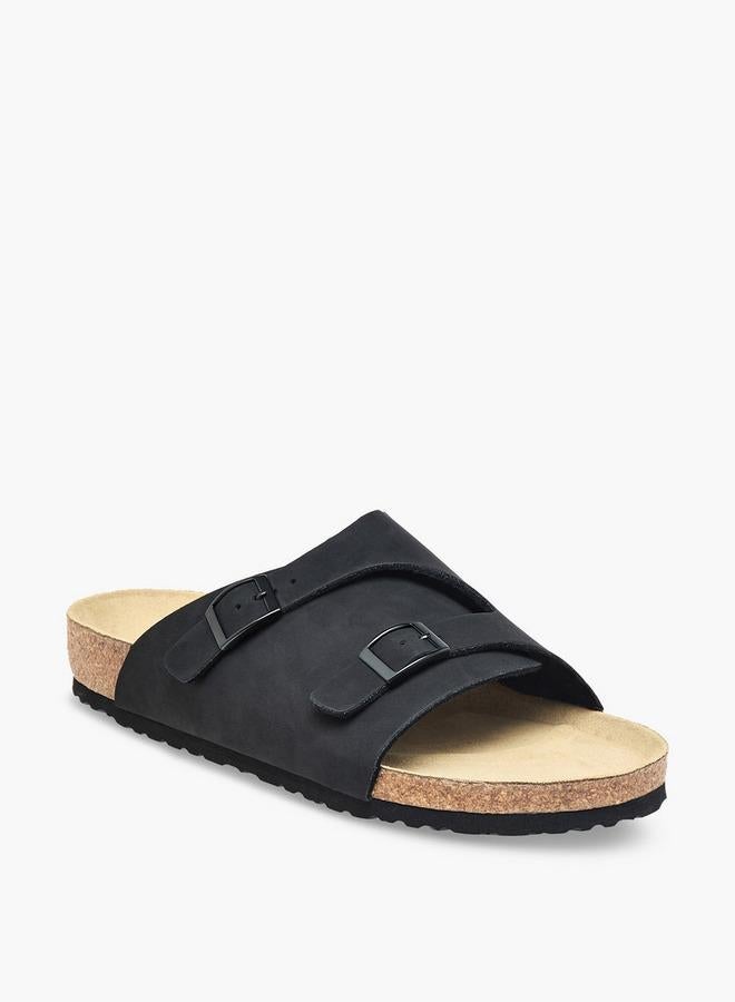 Le Confort Men Buckle Detail Comfort Sandals - Image 2