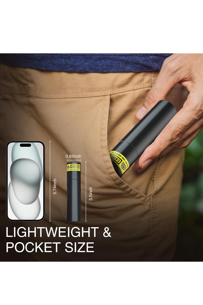 Y&D Black Light UV Flashlight Rechargeable 365nm Ultraviolet Light Mini & Powerful LED Blacklight for Dog/Cat Pet Urine Gel Nail Curing Scorpion Finder Leak Detection - Image 5