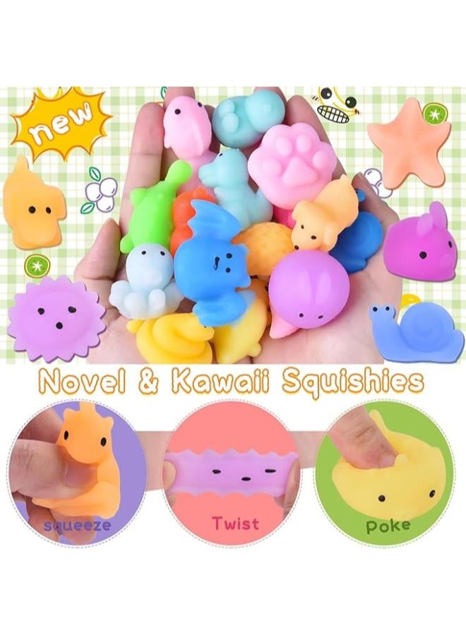 30PCS Squishy, Mochi Squishy Toys for Kids Party Favors, Mini Stress Relief Squishy Fidget Toys for Classroom Prizes for Kids Party Favors Christmas Goodie Bags Stuffers - Image 2