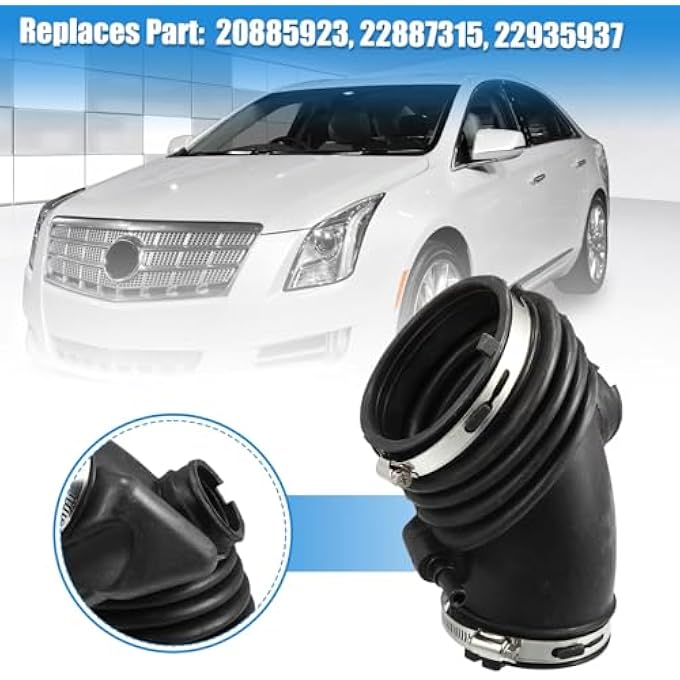 CHEFRU Air Intake Tube Hose Compatible With Chevrolet For Impala 2014 2015 2016 2017 2018 2019 2020 20885923 22887315 22935937 Car Air Cleaner Intake Hose - Image 2