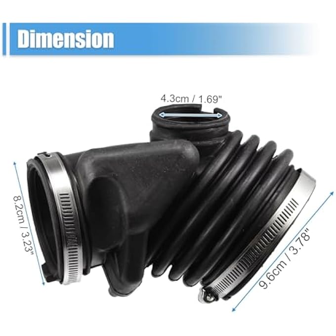 CHEFRU Air Intake Tube Hose Compatible With Chevrolet For Impala 2014 2015 2016 2017 2018 2019 2020 20885923 22887315 22935937 Car Air Cleaner Intake Hose - Image 3