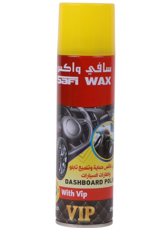 Safi WAX Car Dashboard & Tires Polisher  With VIP Scent 250ml - Image 1