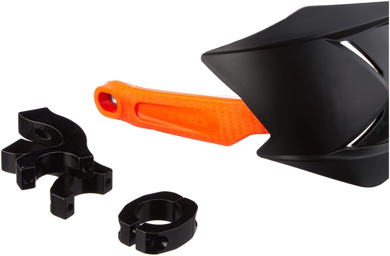 Acerbis 22397.313 Moto Hand Guards, Black/Orange, Size Unifit - Image 4