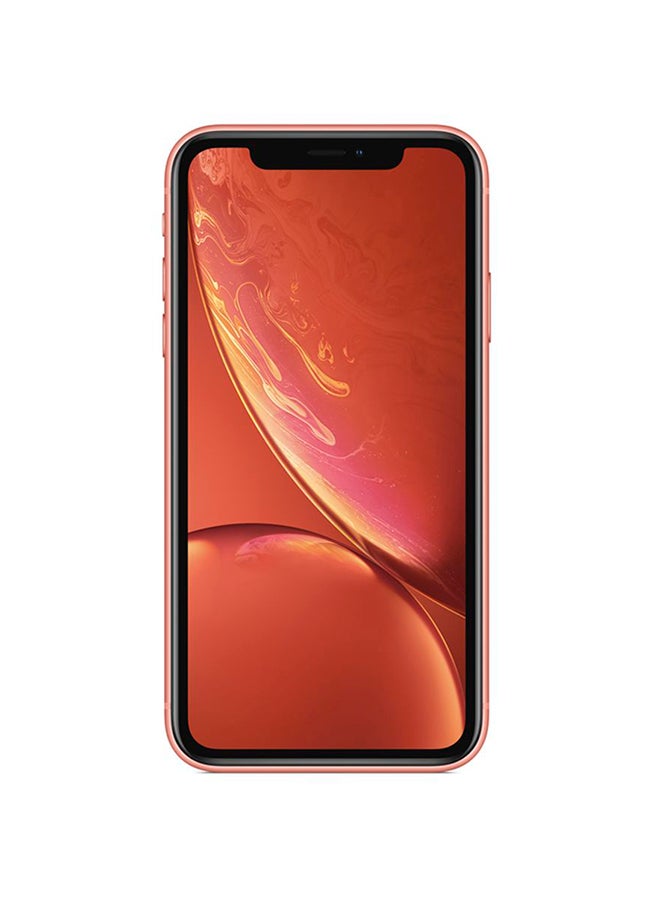 ابل  مٌجدد - هاتف آيفون XR مع تطبيق فيس تايم سعة 64 جيجابايت يدعم تقنية 4G LTE لون مرجاني - مواصفات دولية - Image 2