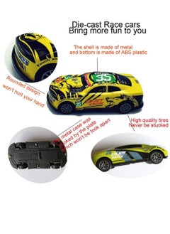 Y&D Pull Back Racing Cars Set of 5 Die cast Race Car Vehicles 3 Inch Metal Friction Powered Toys for Kids Random Pattern  - Image 4