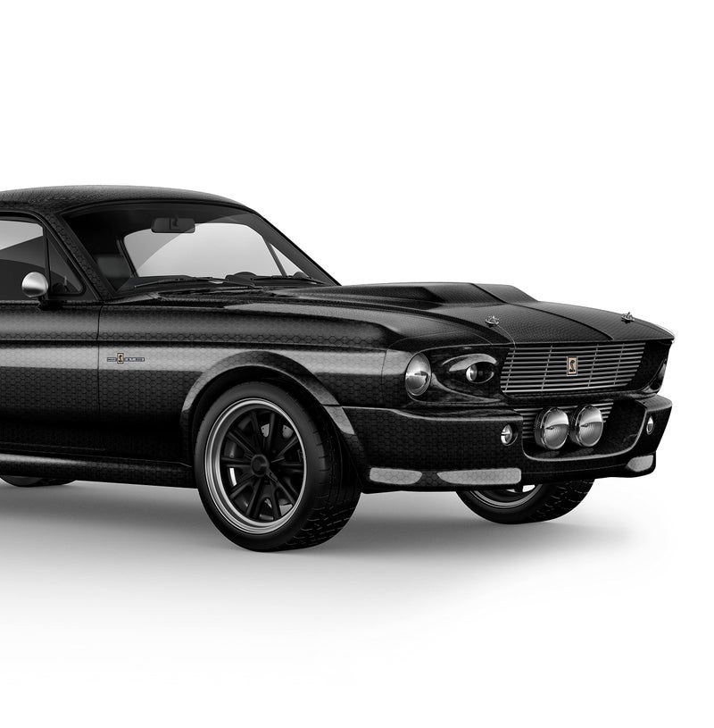 V2 Hex Carbon Black Vinyl Car Wrap (1ft x 5ft) - Image 2