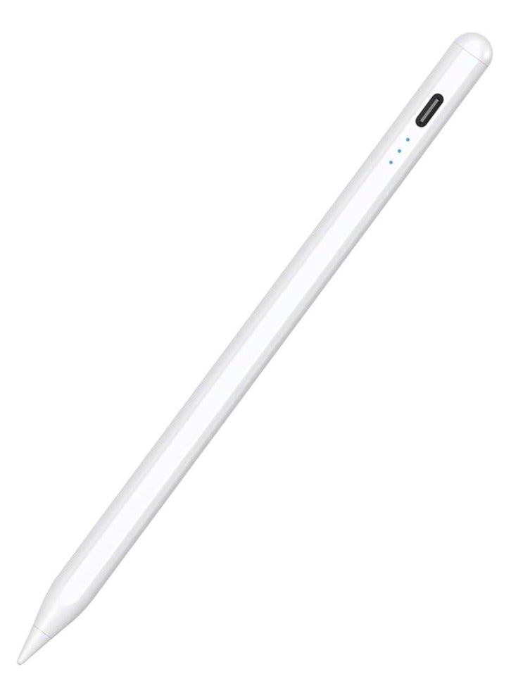 Stylus Pen for iPad 9th&10th Gen, Apple Pencil 2nd Generation, 2X Fast Charge Apple Pen for iPad 2018-2023, iPad Pencil for iPad Pro 11/12.9 3/4/5 Gen, iPad Mini 5/6, iPad 6/7/8, iPad Air 3/4/5, White  - Image 1
