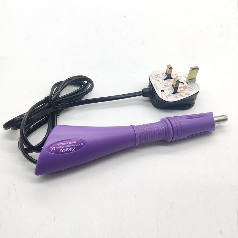 Generic Afantti UKHAV201 Hotfix Applicator Wand Rhinestone Setter Hot Fix Applicator Iron Gun Pen Tool Bedazzler Kit with Hotfix Rhinestone Gems Crystals for DIY Crafts (Violet)  - Image 2