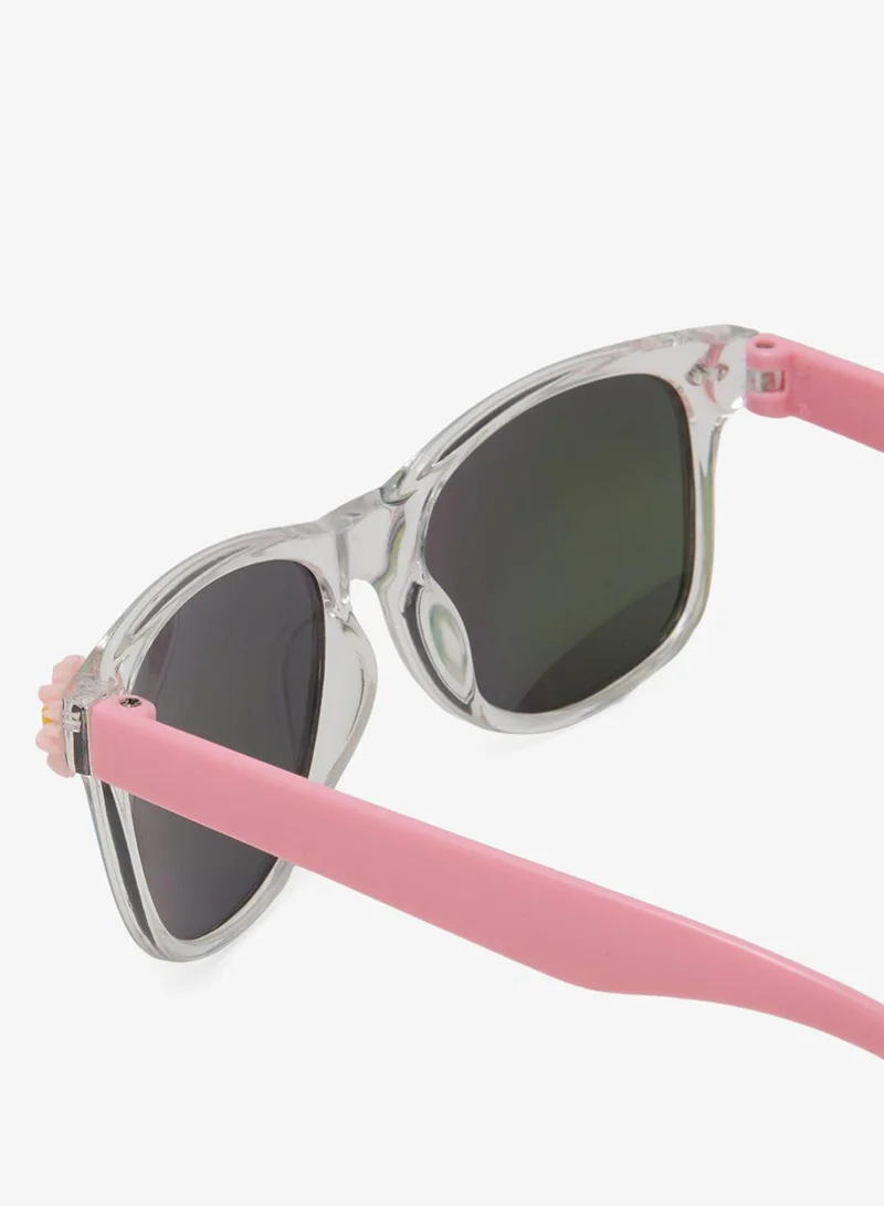 Redtag Girls Pink Wayfarer Sunglasses