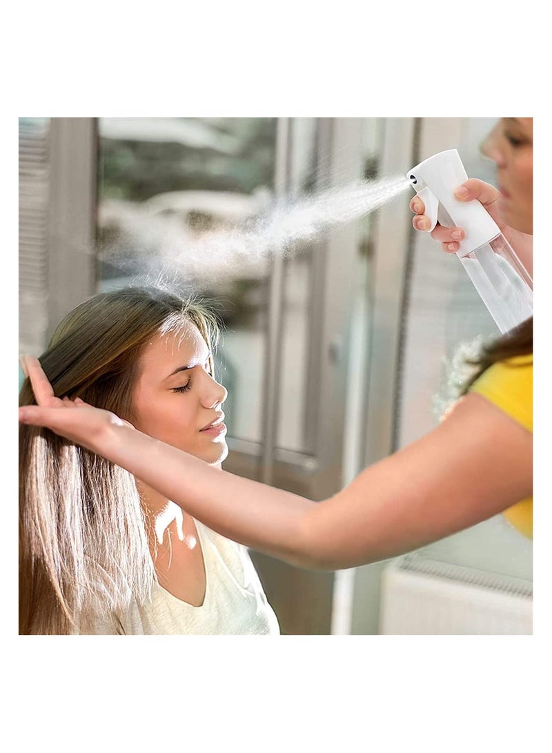 KASTWAVE 2 Pack Fine Mist Spray Bottles, Empty Plastic Trigger Spray Bottle, Refillable Hair Sprayer Bottle for Hairdressing, Plant Watering, Ironing and Cleaning - Image 4