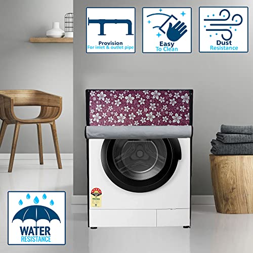 Star Weaves Washing Machine Cover for Bosch 8 Kg Fully-Automatic Front Load WAT24463IN - Waterproof & Dustproof Cover KUM112 - Image 5