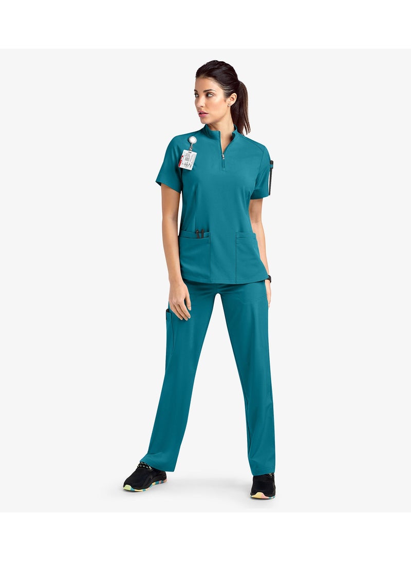 KUYING New V-neck Split Style Medical Work Uniform  - Image 1