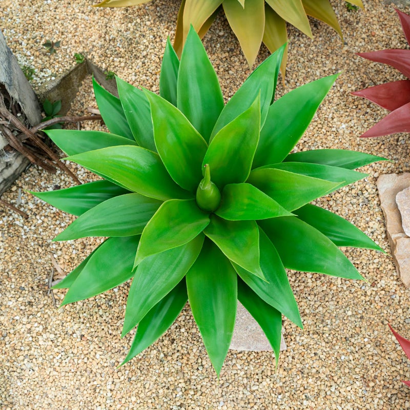Ttranewsoo 22 Artificial PlantArtificial Agave PlantsFaux Plants for OutdoorsArtificial Plant OutdoorLarge Uv Resistant Fake Agave Planters for Indoor and Outdoor Decorating 1PCS - Image 2