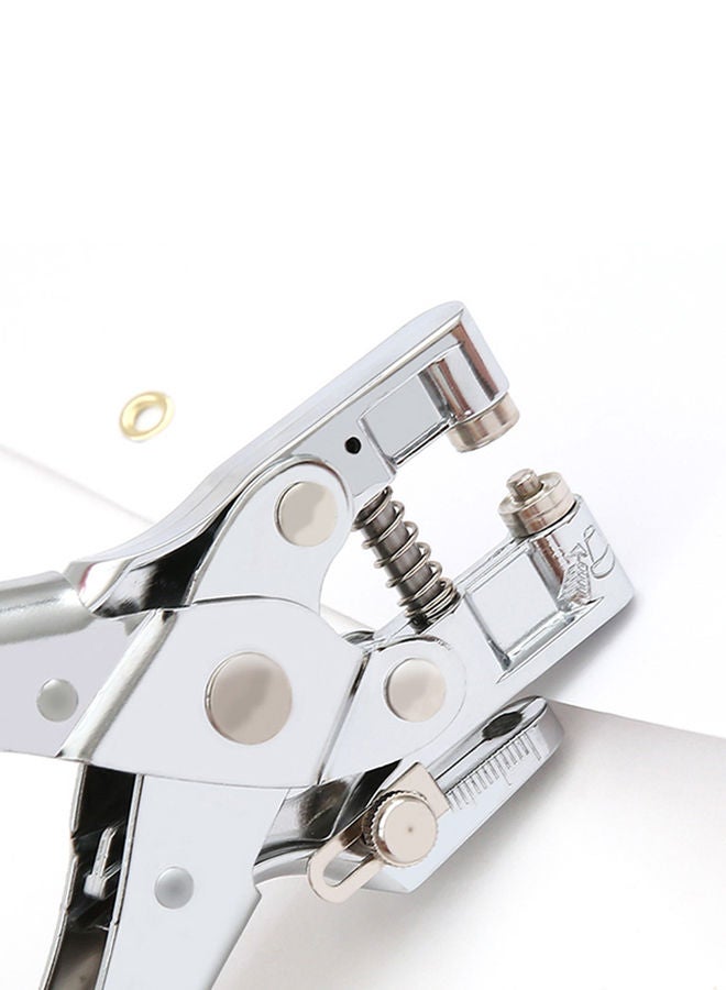 NIBEMINENT 101-Piece Eyelet Grommet Pliers Kit Silver  - Image 3