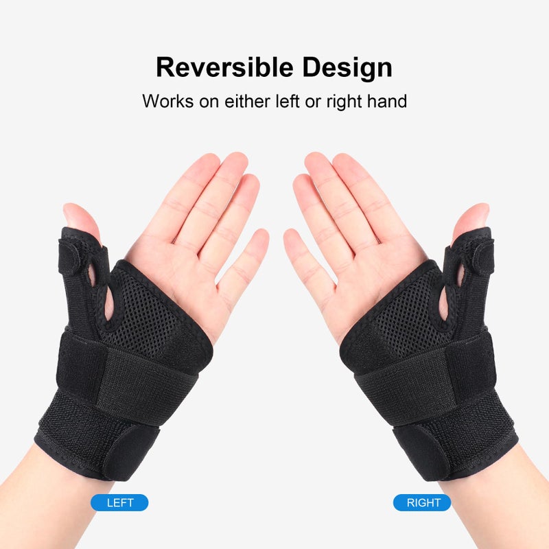 COMFYTHERA Thumb Spica Splint Brace Right Left Hand Women and Men, CMC with Thumb Support, for Arthritis, Tendonitis, Carpal Tunnel Pain Relief and Thumb Sprain (Basic model) - Image 4
