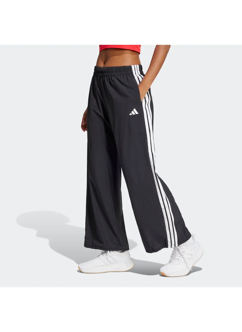 اديداس Essentials 3 Stripes Lifestyle Woven Parachute Tracksuit Pants