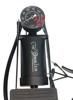 Buster 100PSI 7bar Multi-Purpose Single Foot Pump - Black  - Image 2