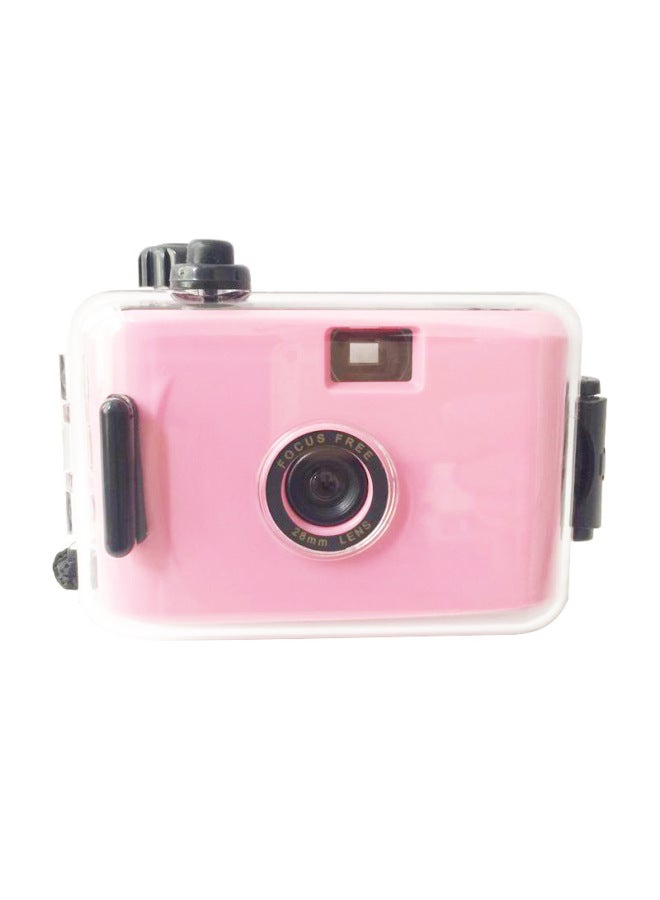 Deep Pink Powder Shell 2021 Retro Multi-time Film Camera Package Manual Fool Camera-Color:Dark Pink Black Shell  - Image 1