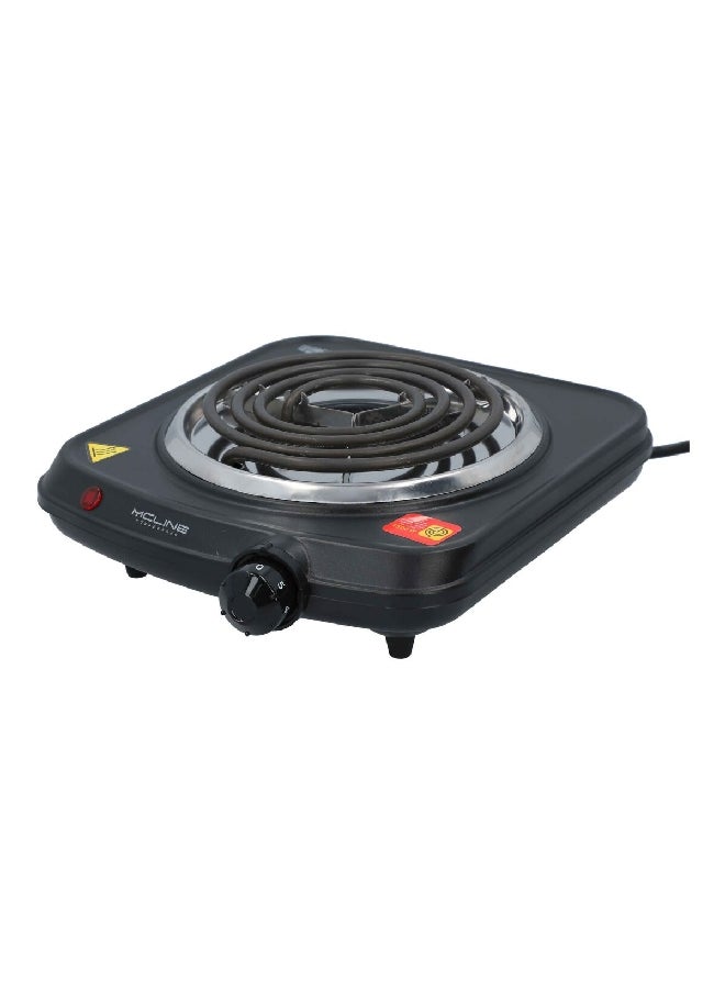 MCLINE 1500W Cast Iron Professional Level Single Electric Hotplate Black MC-HP001  - Image 2